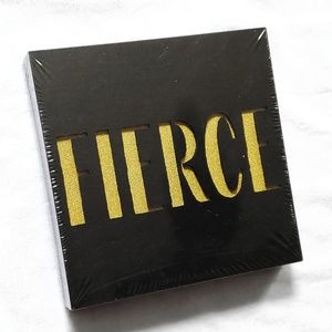 Fierce Gold Cut Out Letter Inspirational Box Sign